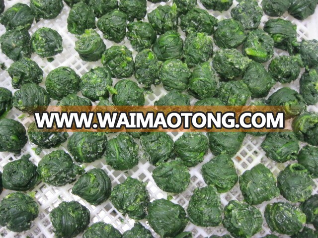 2017 New Crop Frozen BQF Spinach Balls