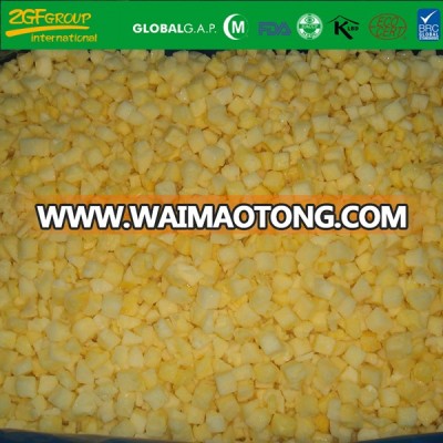 Frozen Fruits IQF Diced Pineapple Size 15*15 mm