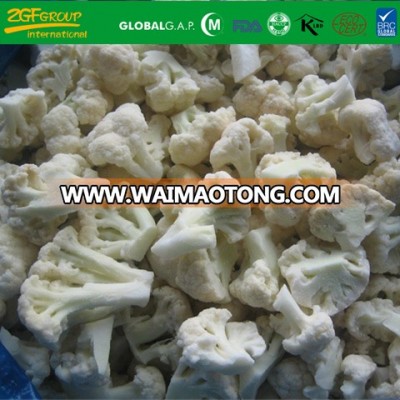 Grade A IQF Frozen White Cauliflower 30-50 mm