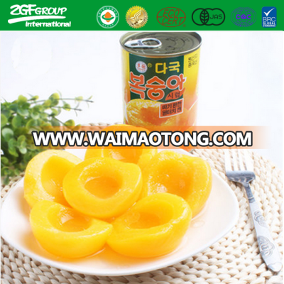 Canned Yellow Peach in Light Syrup