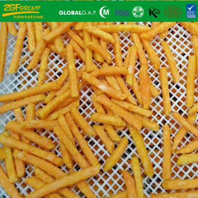 frozen pre fried sweet potato fries 10*10 mm